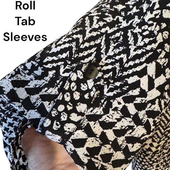 ❤️BLACK/WHITE MOCK TWINSET SIZE: 4X - Picture 4 of 7